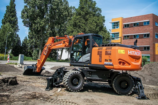 Колесный экскаватор Hitachi ZX190W-5A